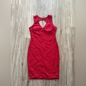 Beautiful Lace Red Dress